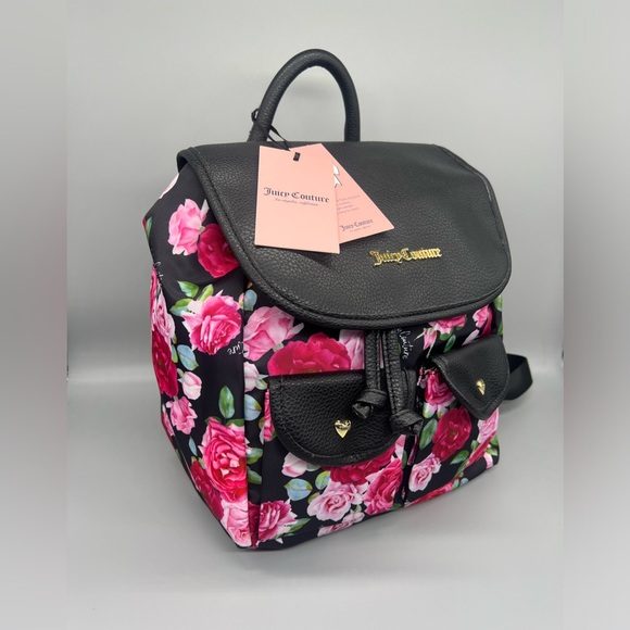 Juicy couture love club floral backpack purse main image 8